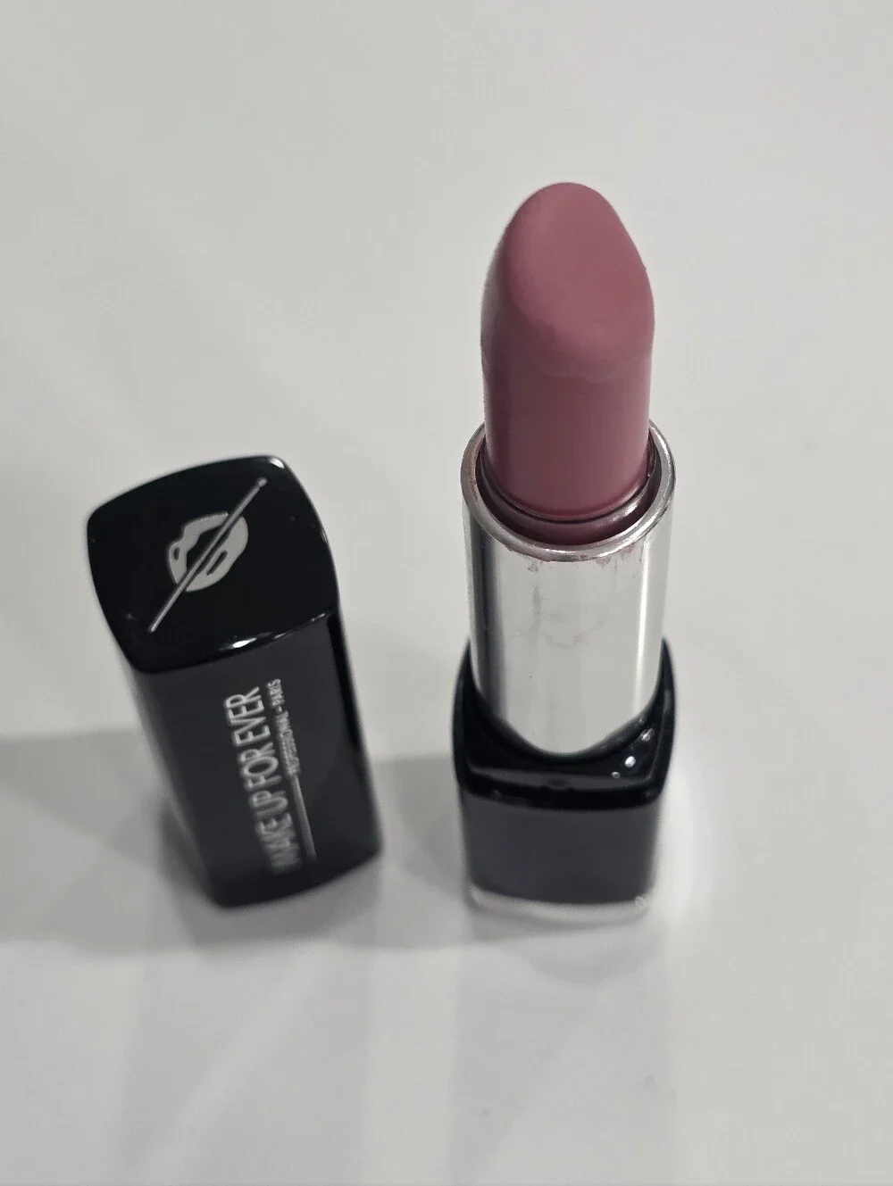 MAKE UP FOR EVER Rouge Artist Natural Lipstick N18 Pink Mauve Discontinued Used